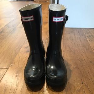 Hunter original rain boots size 8